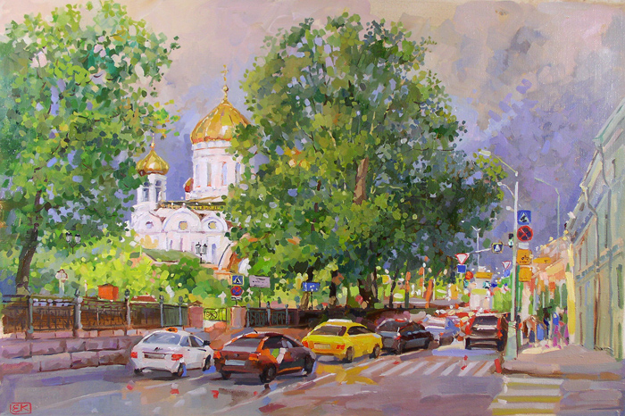Городской пленэр — Евгения Корнеева